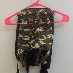 Camo Pet Carrier Backback